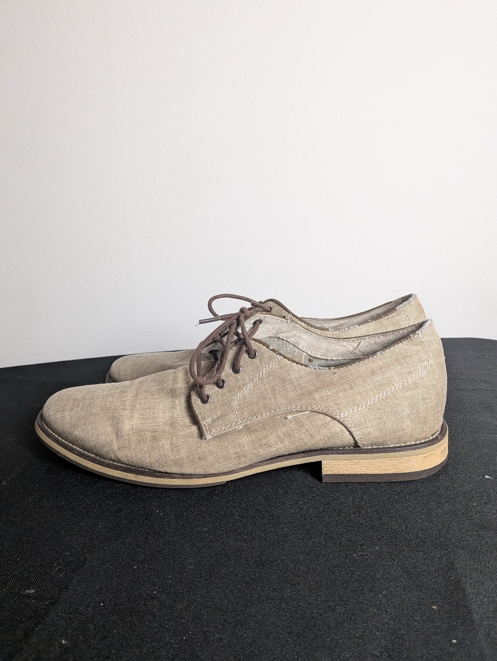 Giorgio Brutini Vicks Canvas Oxford Dress Shoes Sz 9.5
